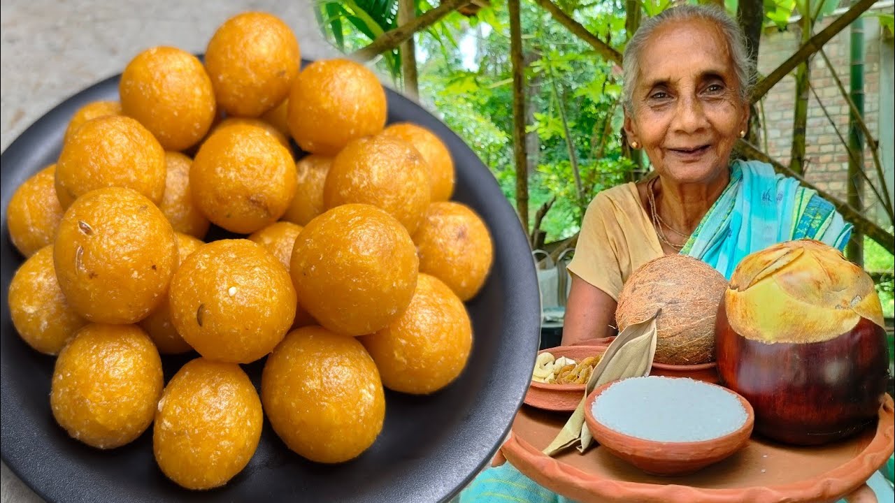 বিনা তেলে বছরের প্রথম তাল দিয়ে ঠাকুমা নাতনি মিলে তালের বড়া বানালাম।Taler bora recipe in bangla।