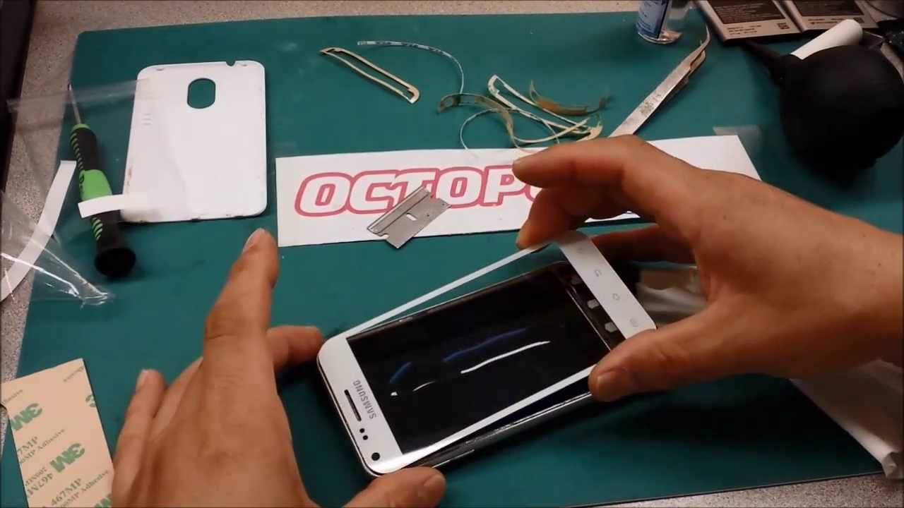 Galaxy S2 Screen Glass Only Replacement Repair using Octopus LOCA Glue - Sprint S2 D710
