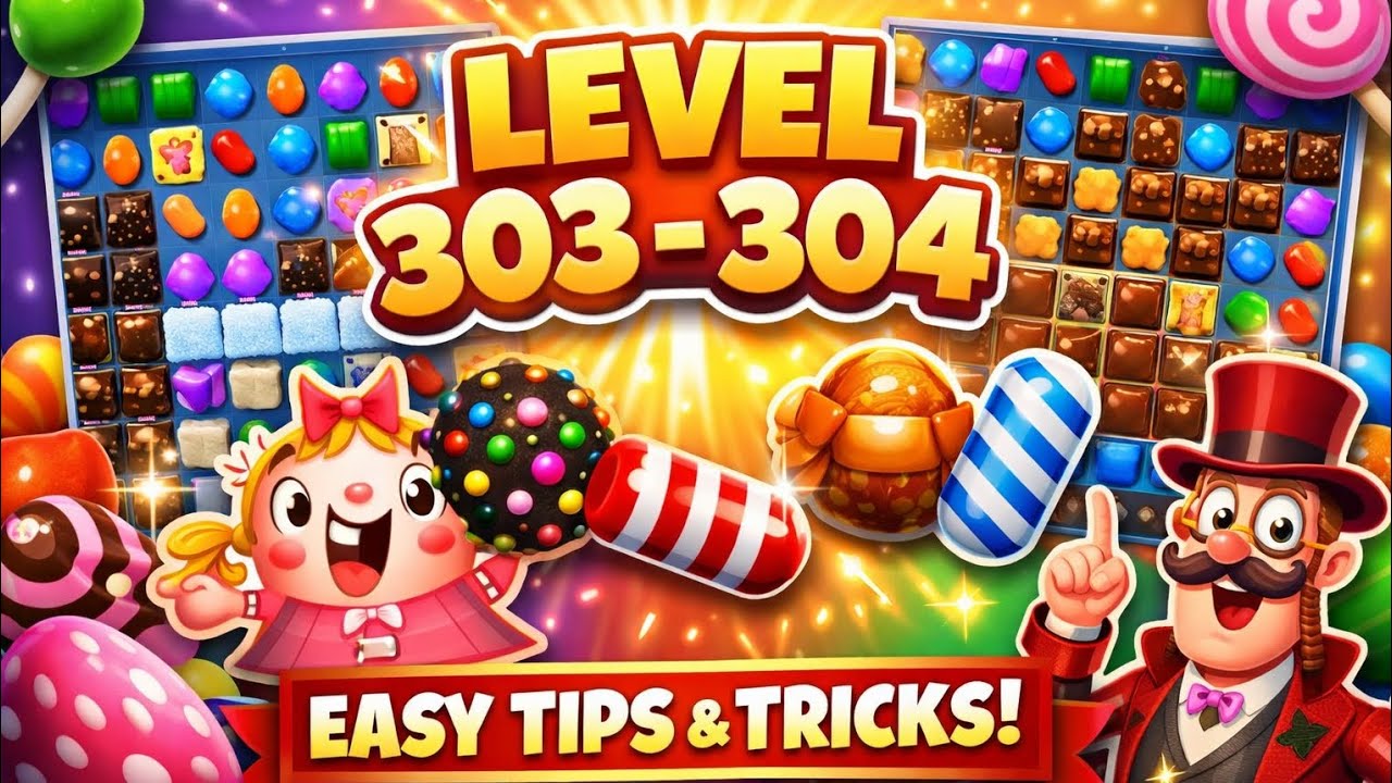 Candy Crush FINALLY Broke By Me | Levels 303-304 | #gameplay