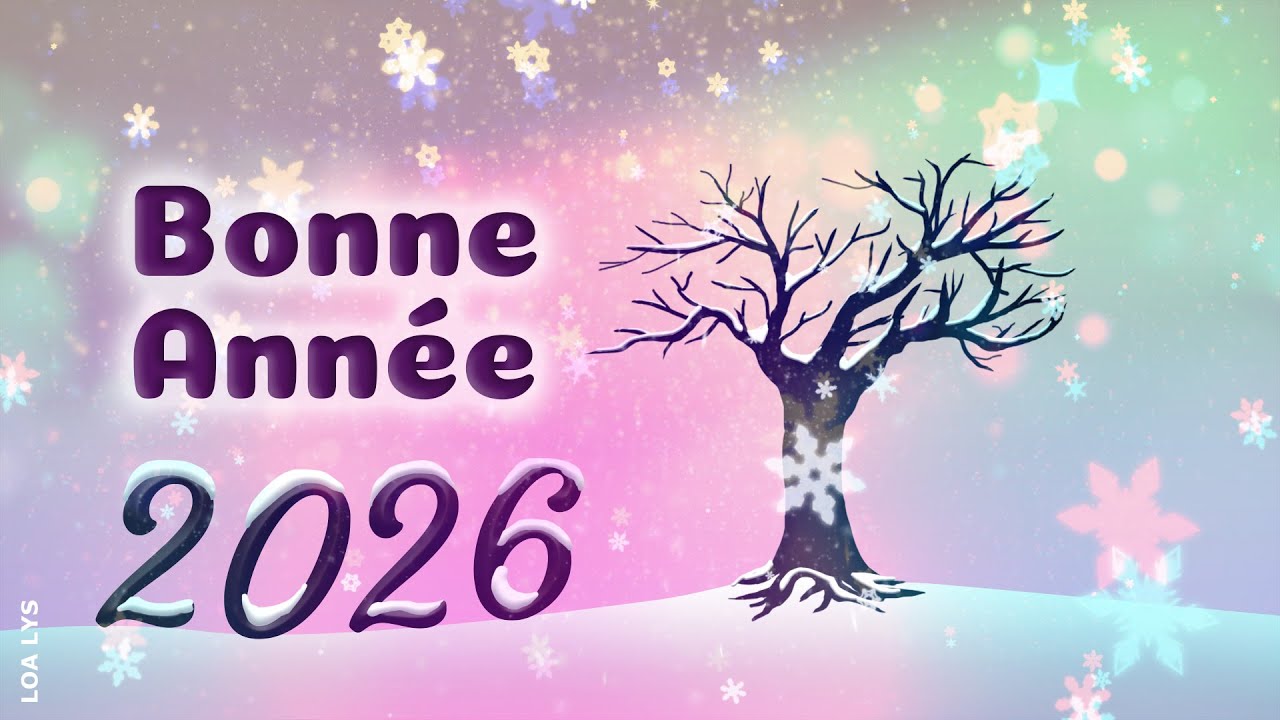 Bonne Année 2026 - Arbre #cartedevoeux2026