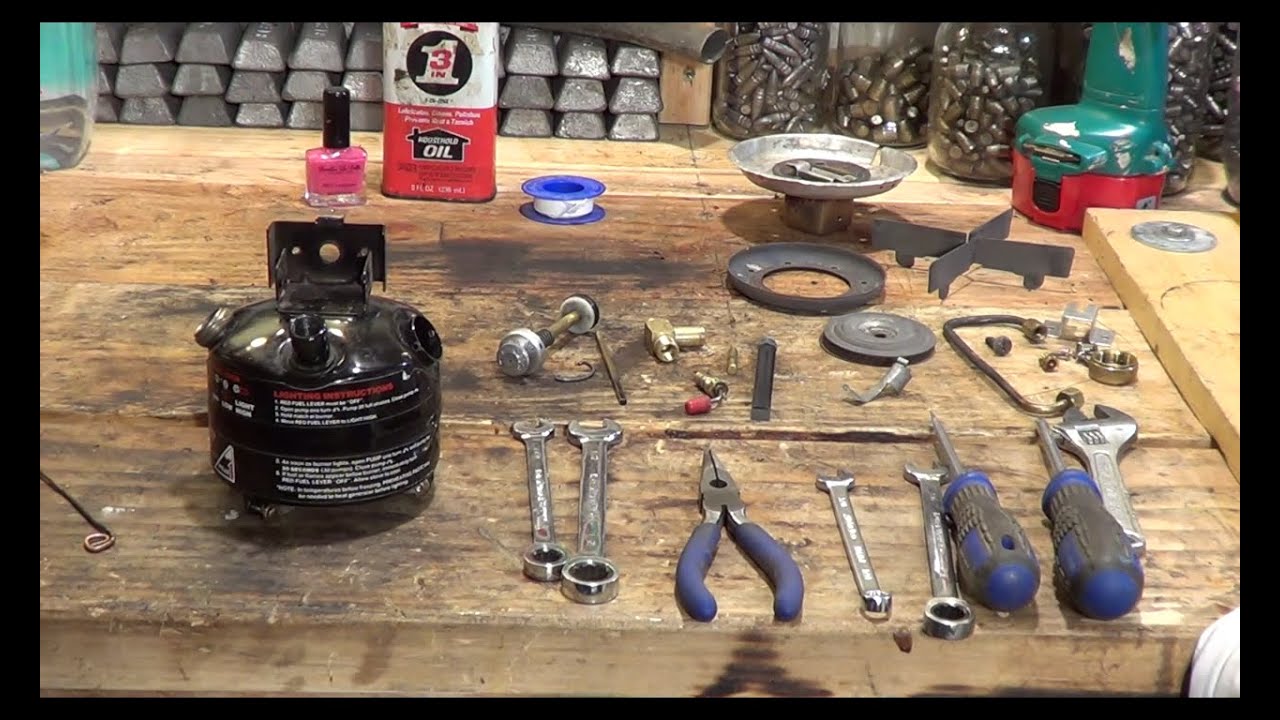 How to assemble a Coleman Feather 400B single burner stove