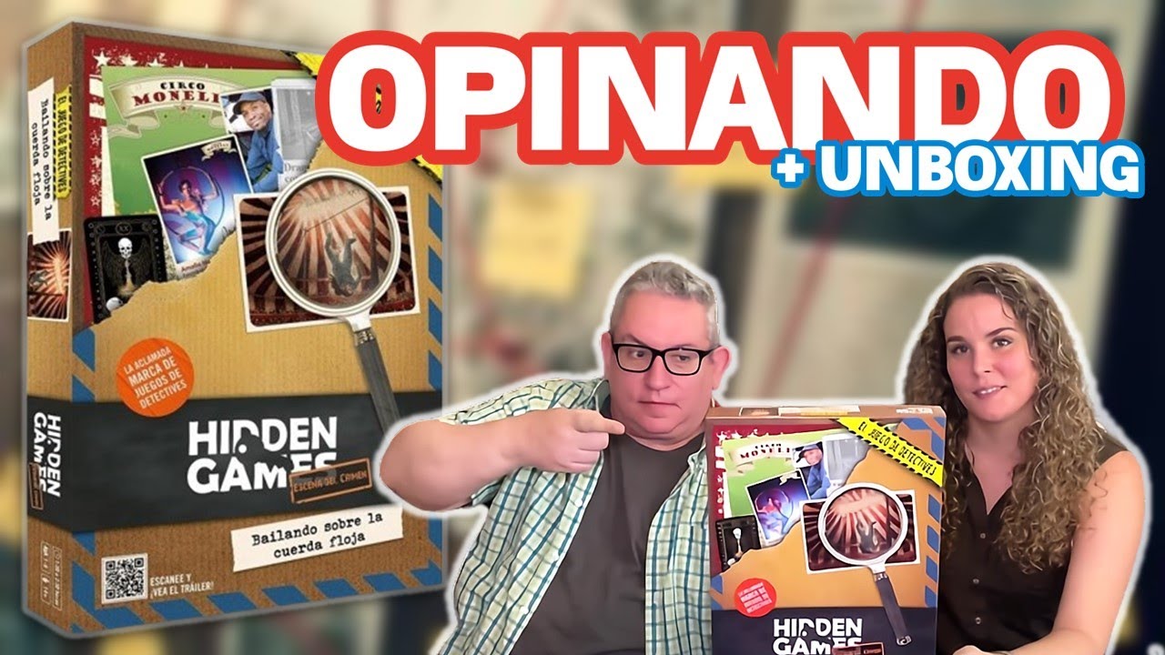 HIDDEN GAMES 4: Bailando sobre la cuerda floja 🔪☠  | Opinando | Unboxing