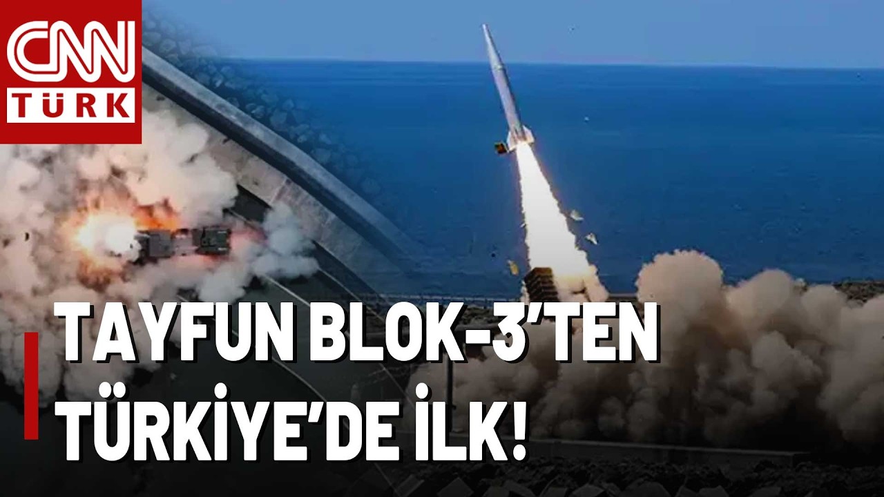 Ballistic Missile Tayfun Passes Critical Test! Block-3 Hits Unmanned Surface Vehicle at Sea!