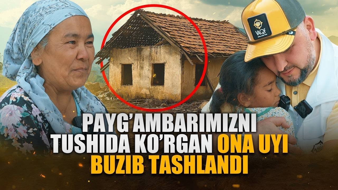 Sardor Rahimxon- PAYG’AMBARIMIZNI TUSHIDA KO’RGAN ONA UYI BUZIB TASHLANDI.
