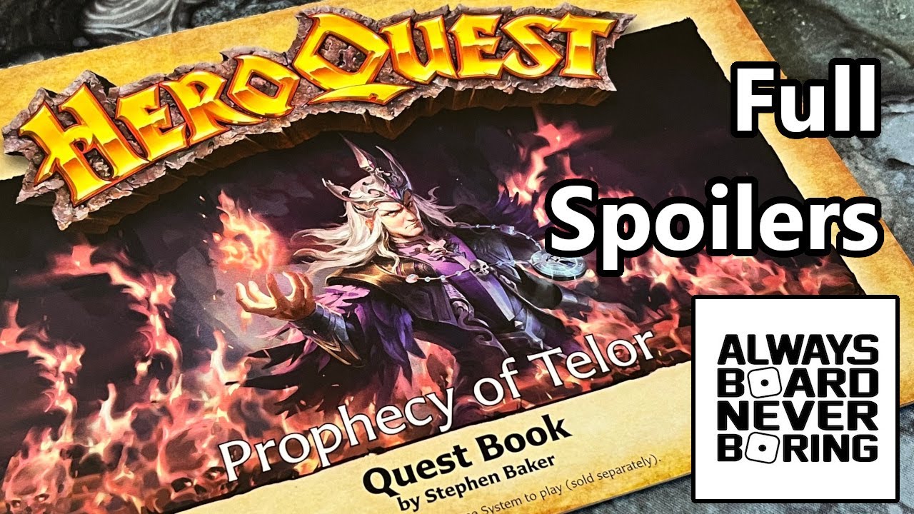 HeroQuest: Prophecy of Telor Quest & Plot Review | FULL SPOILERS | For Zargon Players Only