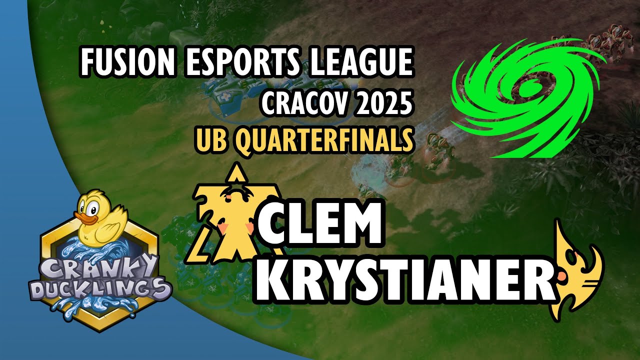 Clem vs Krystianer - TvP | Fusion Esports League Cracov 2025 | Offline StarCraft 2 Tournament