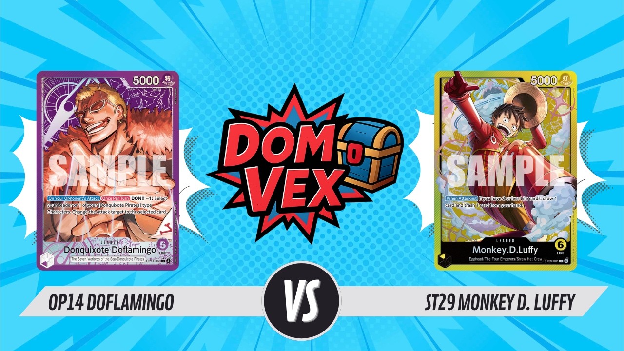 [OP14] OP14 Doflamingo vs ST29 Luffy | The Young Master vs Yellow Casino