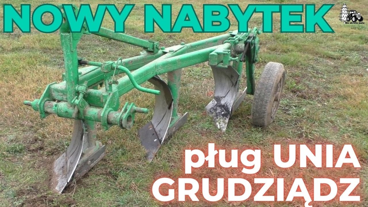 Nowy nabytek - pług Unia Grudziądz 3-skibowy