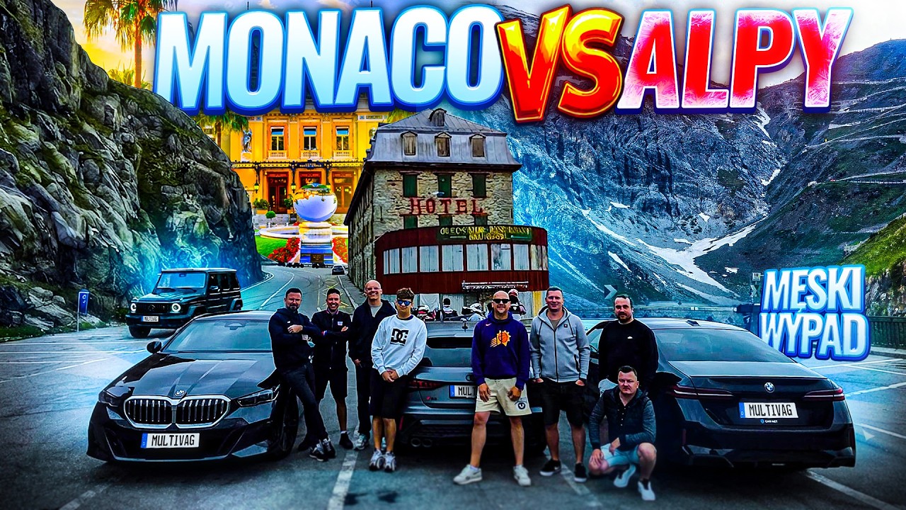 Do MONACO przez alpejskie przełęcze! Kozacki road trip po Europie z AutoBawarią! BMW 5 + AUDI S3