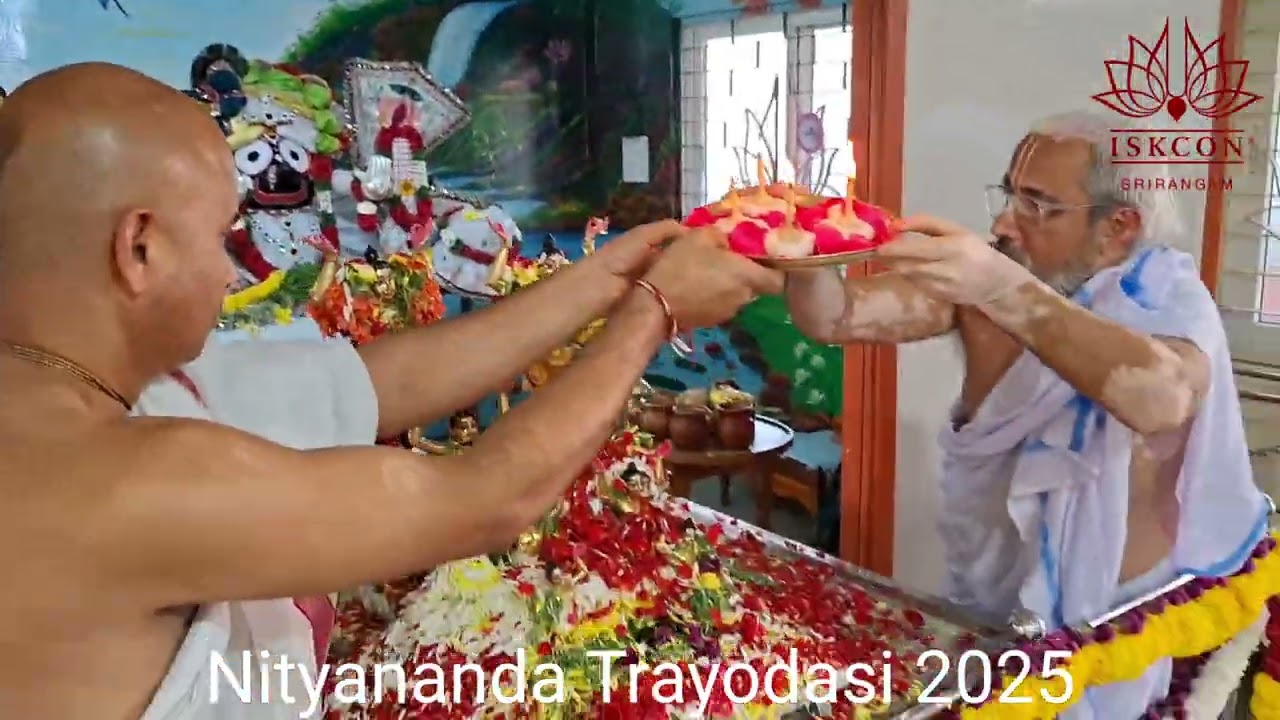 Nityananda Trayodasi 2026 Celebrations | Abhishekam, Kirtan & Maha Prasadam | ISKCON Srirangam