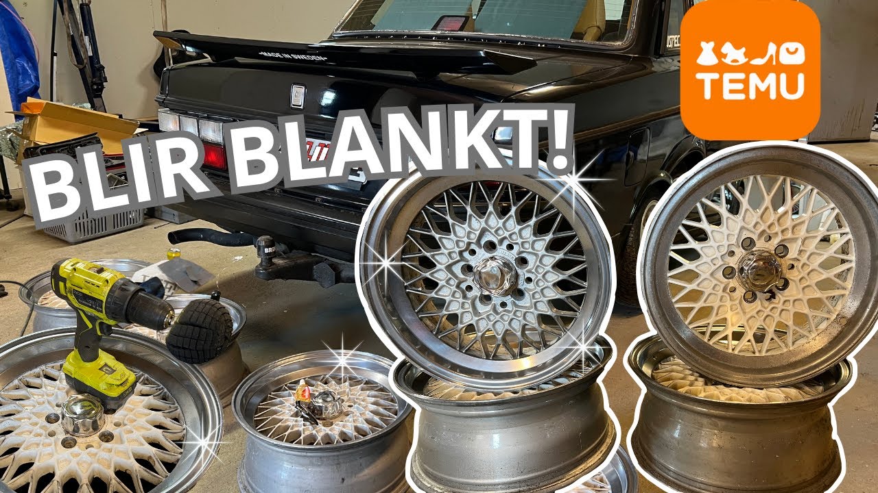 Polerar BBS f&auml;lgar med Temu Produkter!