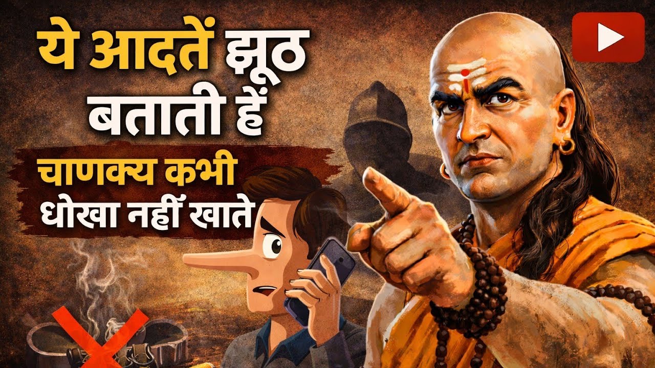 चाणक्य नीति: ये आदतें झूठ बताती हैं | Jhoot Pehchanne ki Kala | Chanakya Niti
