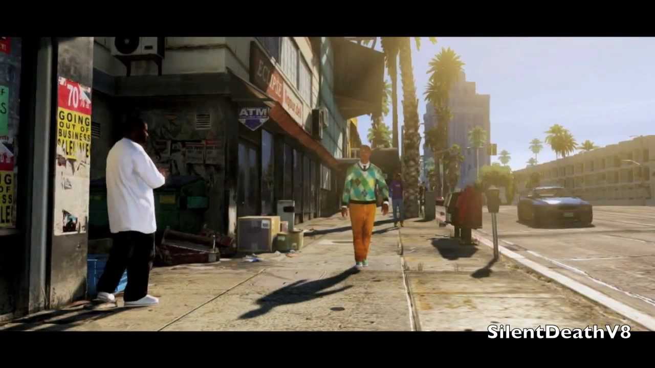 Grand Theft Auto 5 Trailer [Michael Hunter L.S. Mob]