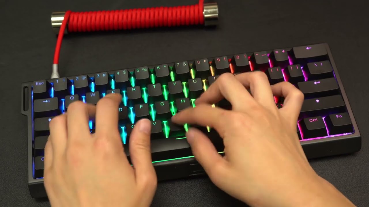 Wooting 60HE+ with Durock Rock HE Switches Sound Test