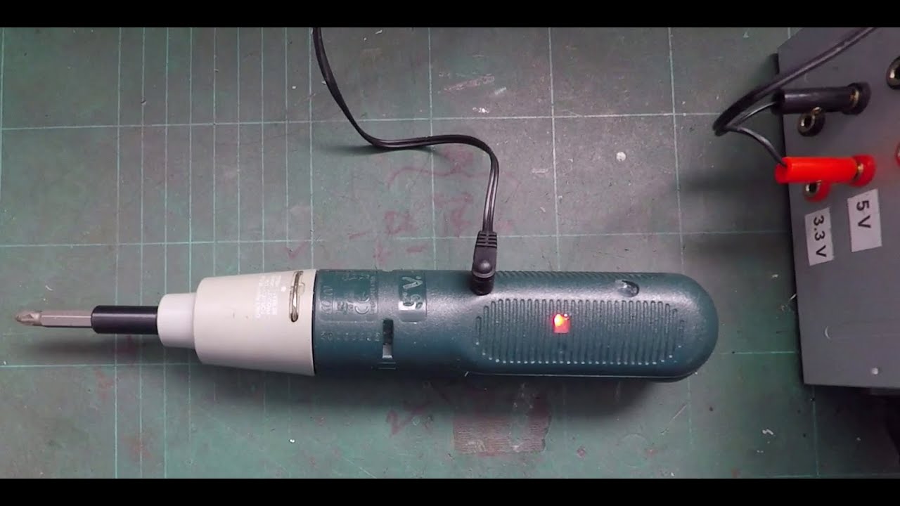 Battery conversion of Black & Decker  Cordless Screwdriver