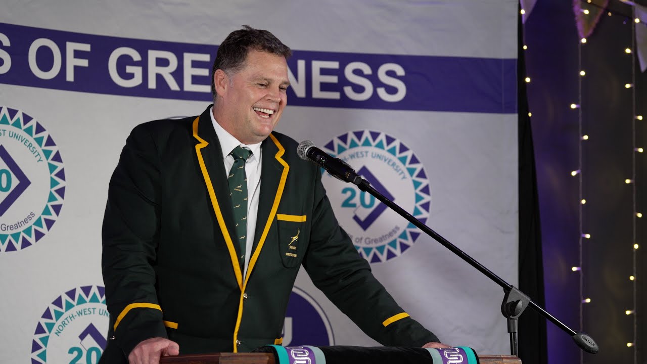 Rassie Erasmus honorary doctorate acceptance speech