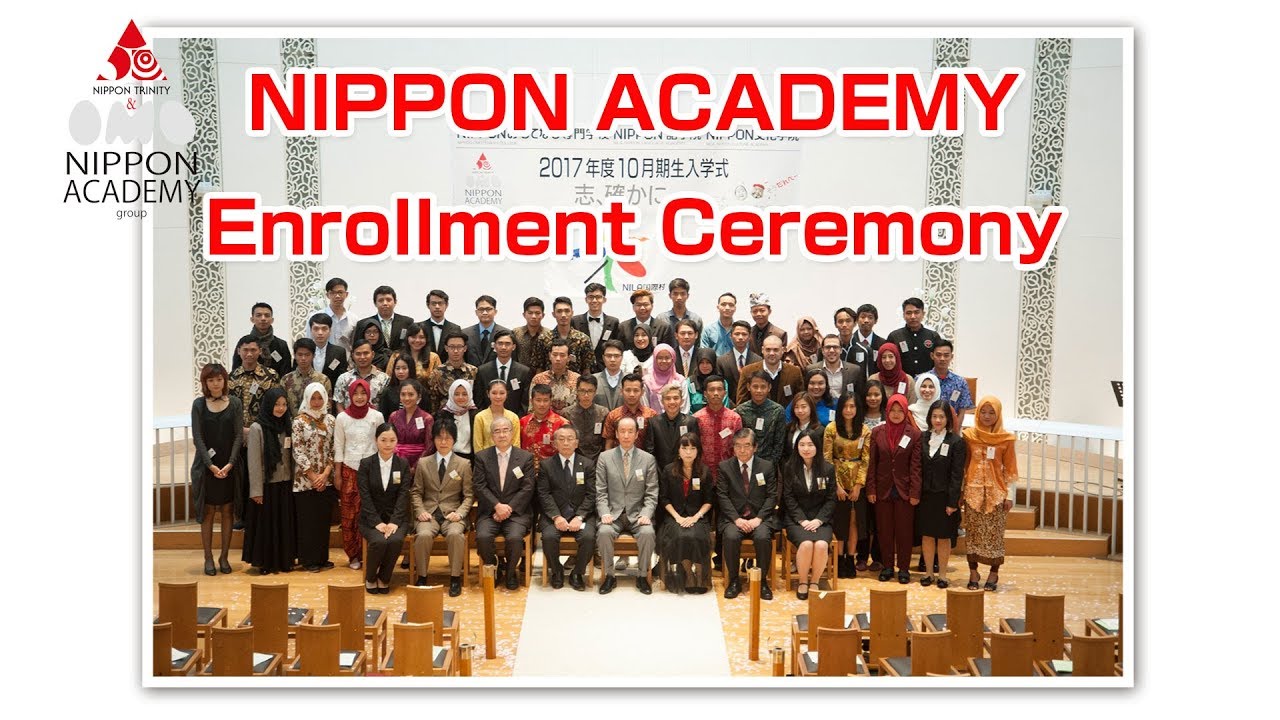 Japanese Language School NIPPON ACADEMY : Enrollment ceremony