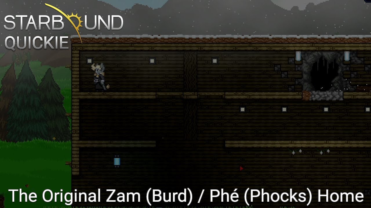 Starbound Quickie - The Original Zam (Burd) and Phé (Phocks) Home!