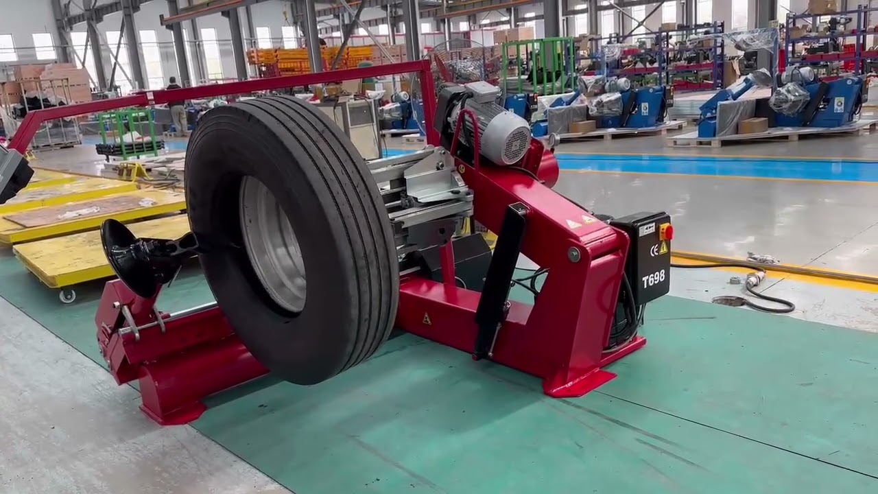 Truck tyre changer T698 with rocker arm ,rim capacity 14