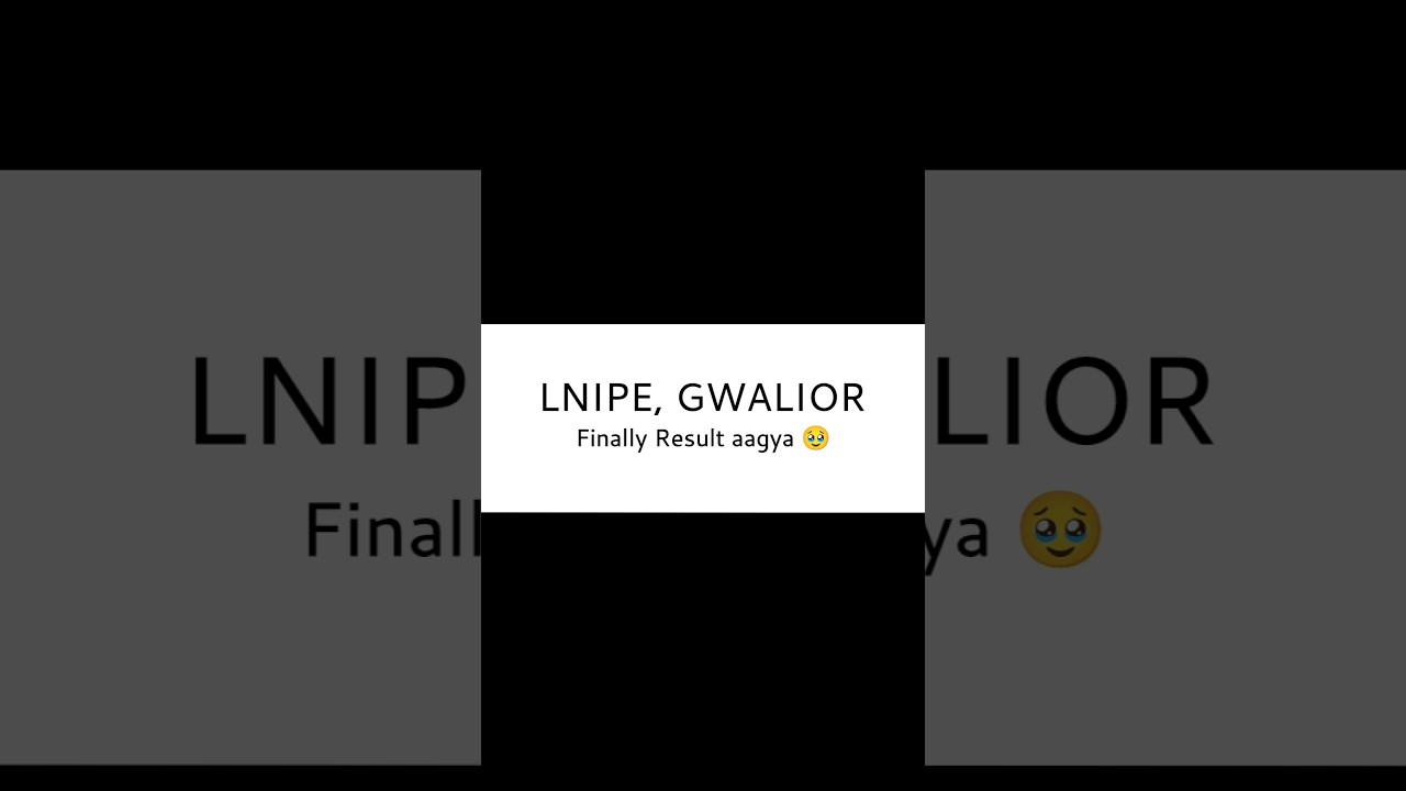 LNIPE Result 🥹