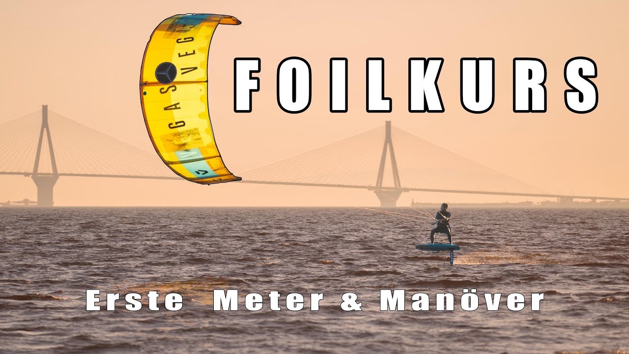 MH1_Kiten mit Foil - Anleitung für d. ersten Meter & Manöver über dem Wasser
