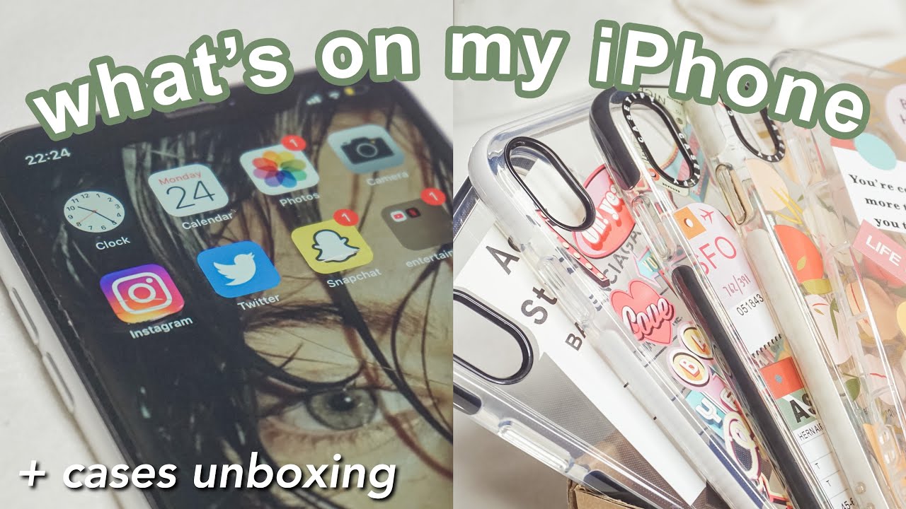 what's on my iPhone XR + cases unboxing 📱