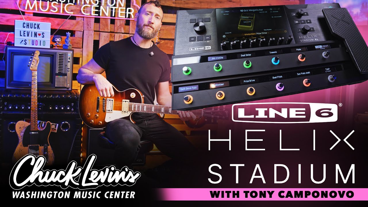 Line 6 Helix Stadium XL — полная практическая демонстрация с Тони Кампоново