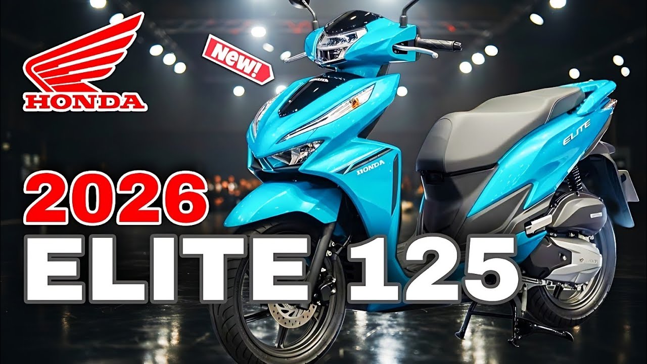 🚨Мотоцикл Honda Elite 125 2026 года уже здесь? Полные характеристики, дизайн и цена всех шокировали?