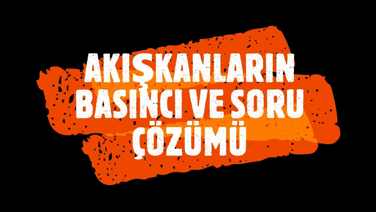 AKIŞKANLARIN BASINCI KONU ANLATIMI VE SORU ÇÖZÜMÜ