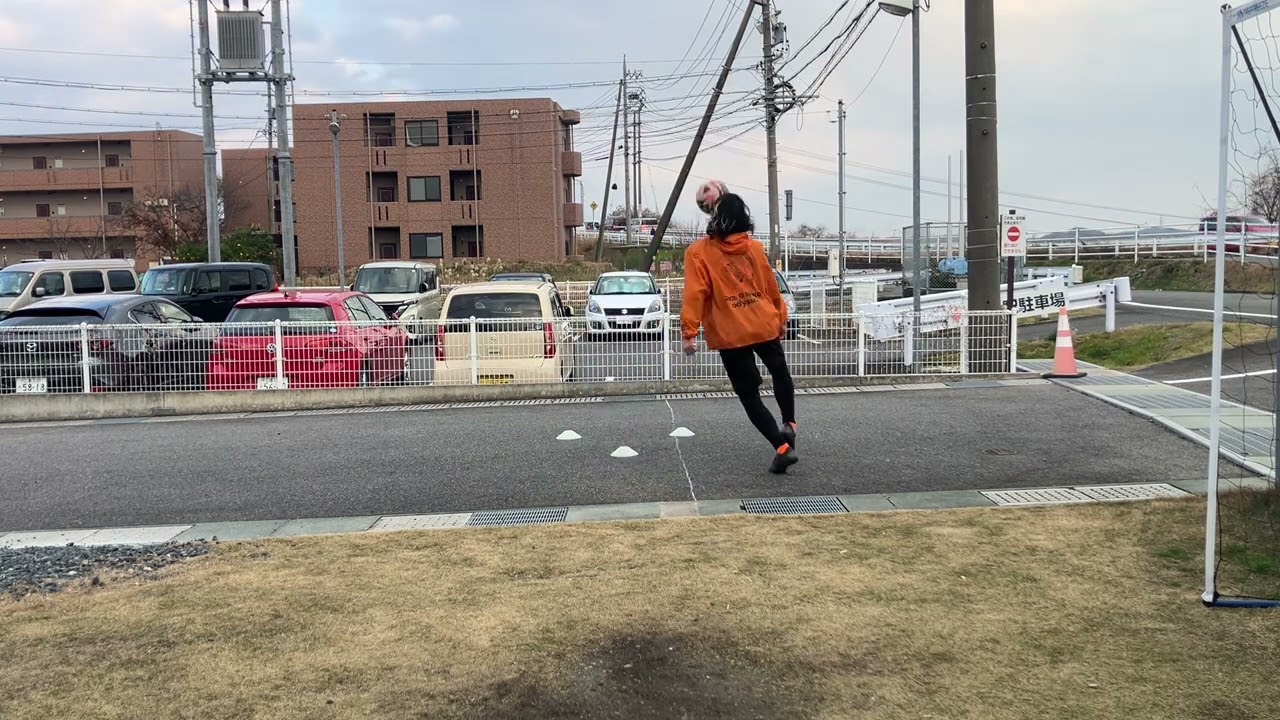 【サッカーはじめて1011日目】浮き球トラップ 2026.01.05