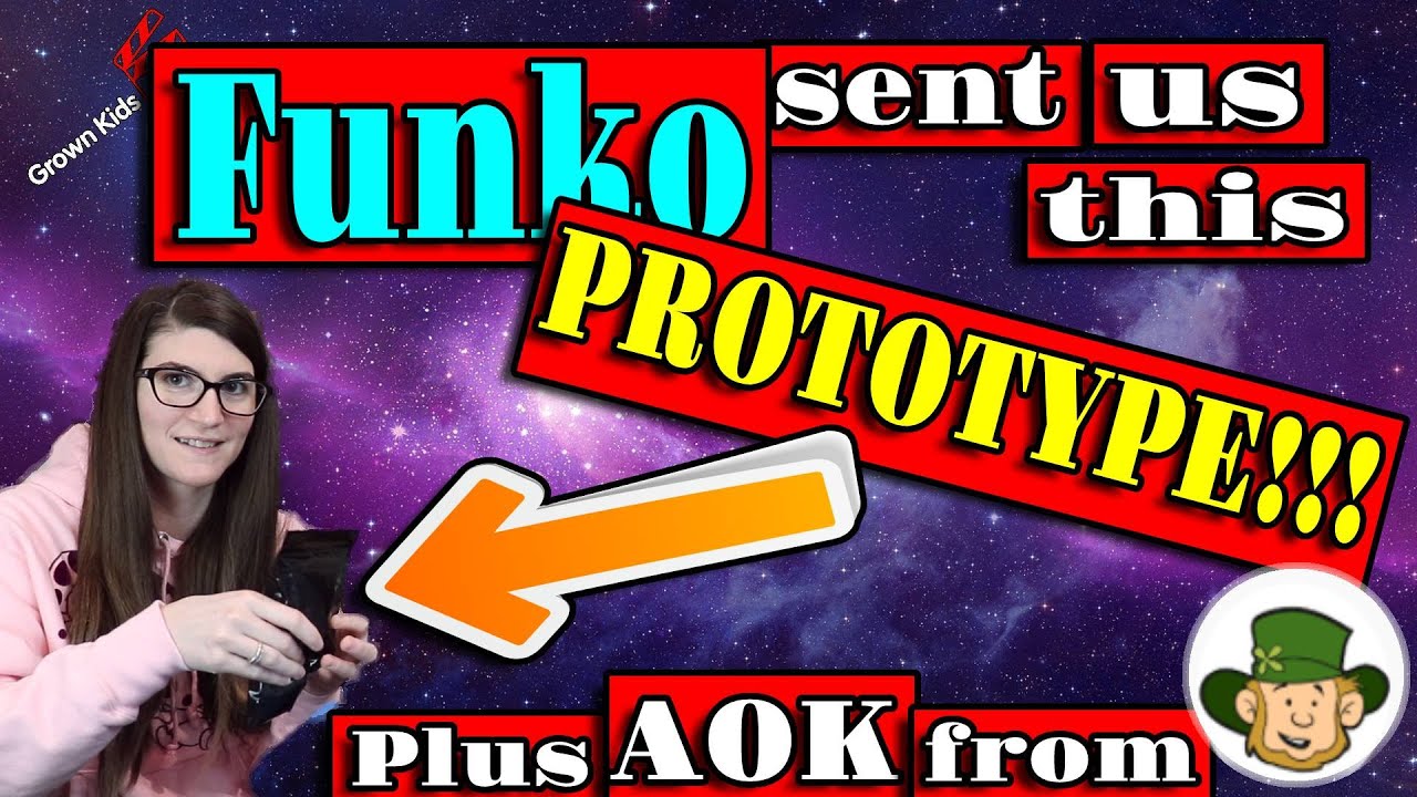 Funko sent us a MYSTERY PROTOTYPE!!!!! And a great AOK from Unboxing Treasures!
