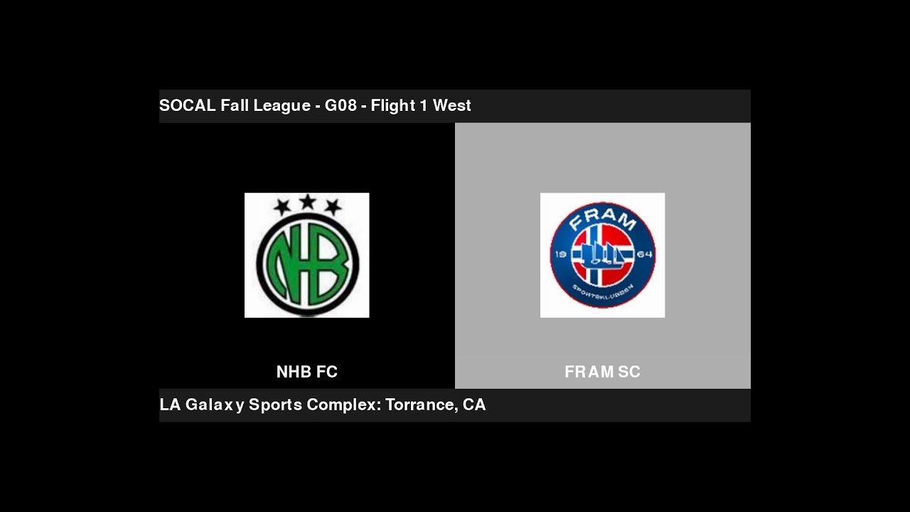 SOCAL Fall League 2022/23 - G08 - Flight 1 West: NHB FC v FRAM SC