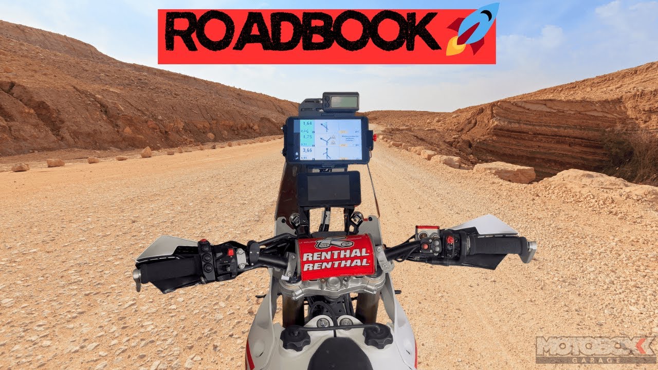 Cómo leer un ROADBOOK 🏍️ + Instalación soporte tablet y mando 3DPartum | KOVE 450 Rally