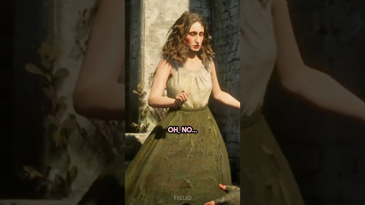 Артур встречает Эдит Даунс в Сен-Дени #шорты #rdr2