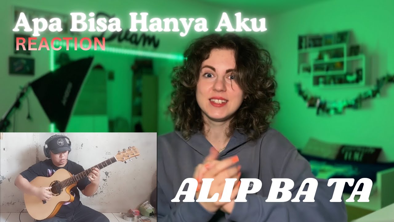 DANCER REACTS ALIP BA TA - APA BISA HANYA AKU (FINGERSTYLE COVER) + DANCE