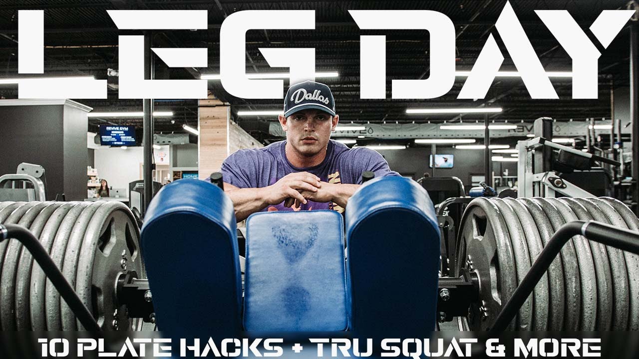 10 PLATE HACK SQUATS: INTENSE LEG DAY
