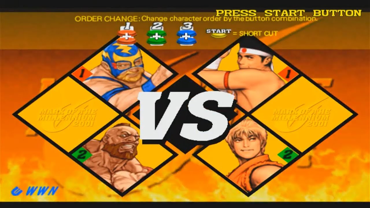 Capcom VS SNK 2 Raiden and Zangief request
