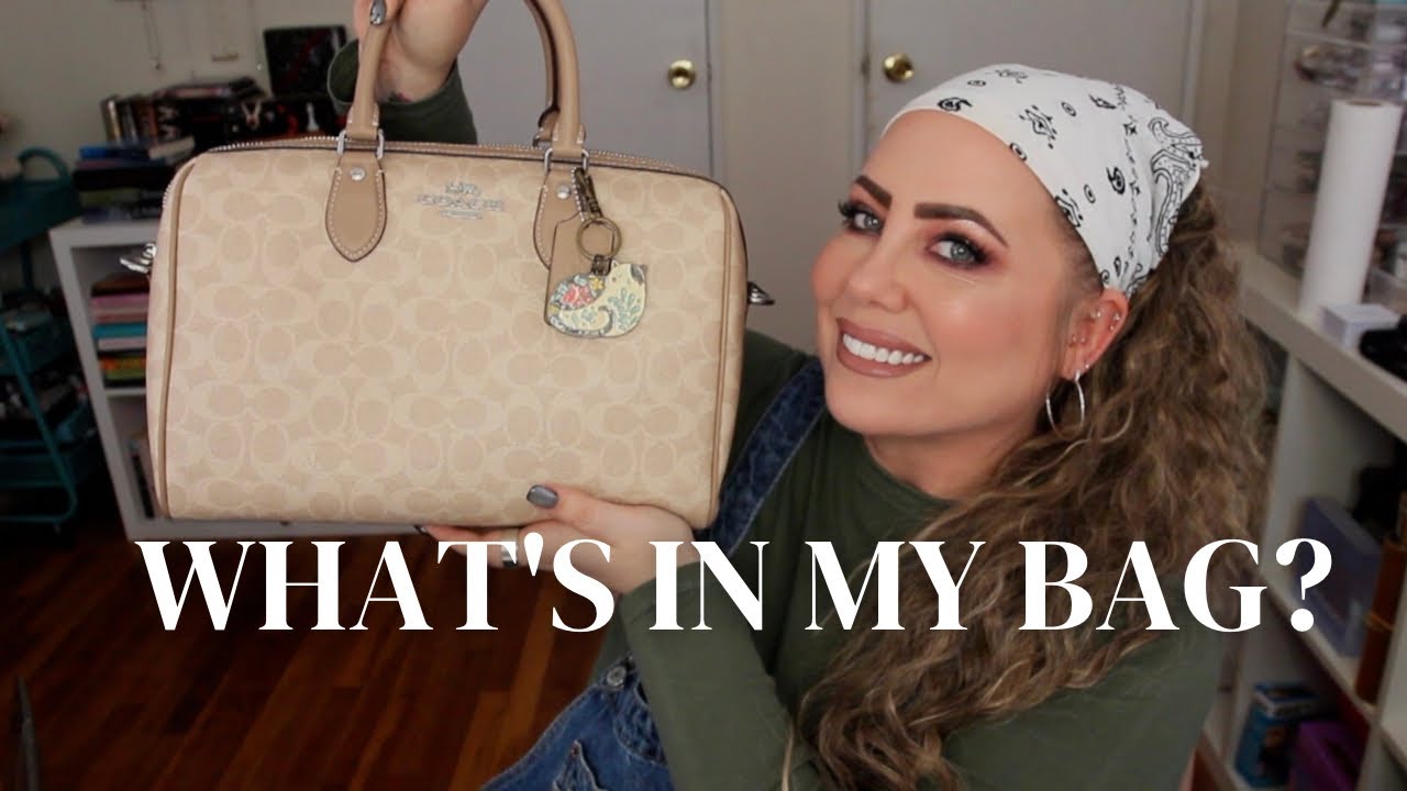 UNBAG MY BAG | WHAT'S IN MY COACH PURSE! 🫣#LET’S-ORGANIZE