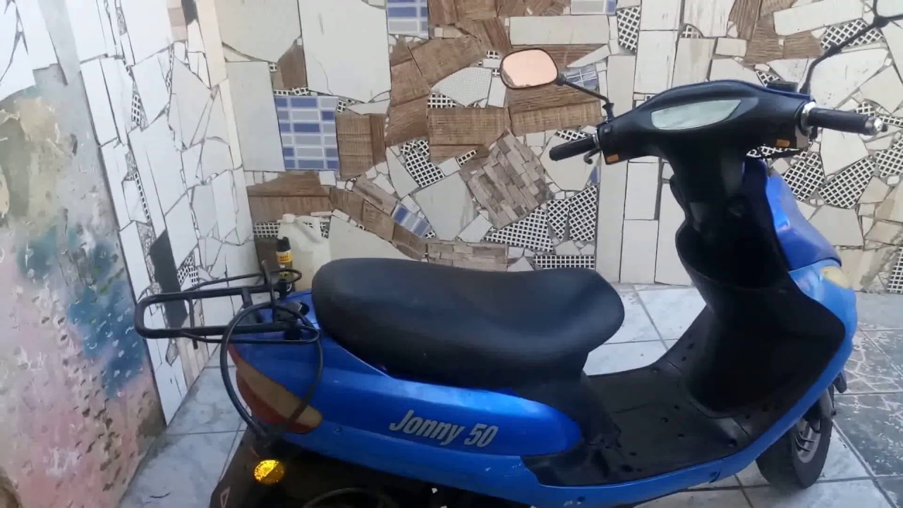MOTO CINQUENTINHA APOS 7 MESES PARADA VOLTA FUNCIONAR