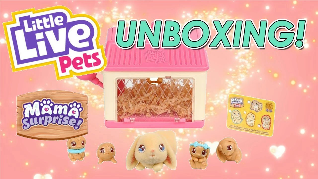 Little Live Pets «Мама-сюрприз» МЛАДЕНЦЫ-КРОЛЬЧАТЫ!