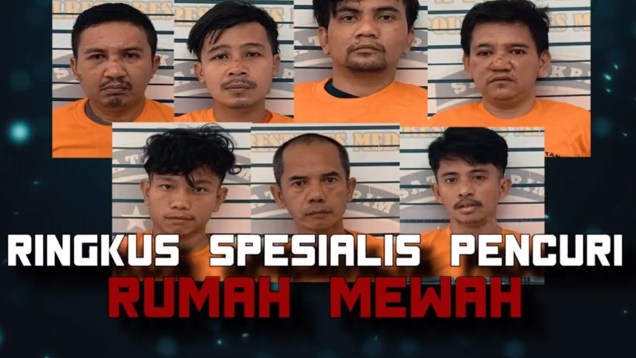 Ringkus Spesialis Pencuri Rumah Mewah