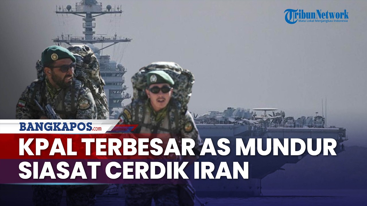 Kapal Induk Abraham Lincoln AS Terbakar Hebat Diduga Kena Senjata Iran, Strategi Cerdik Iran