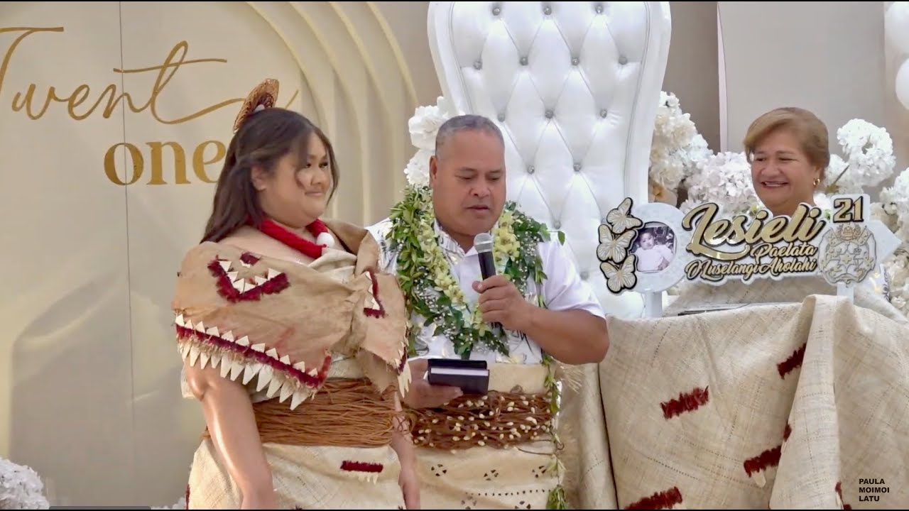 ✨Beautiful 21st Birthday Celebration of Lesieli Paelata 'o Luselangi 'Aholahi
