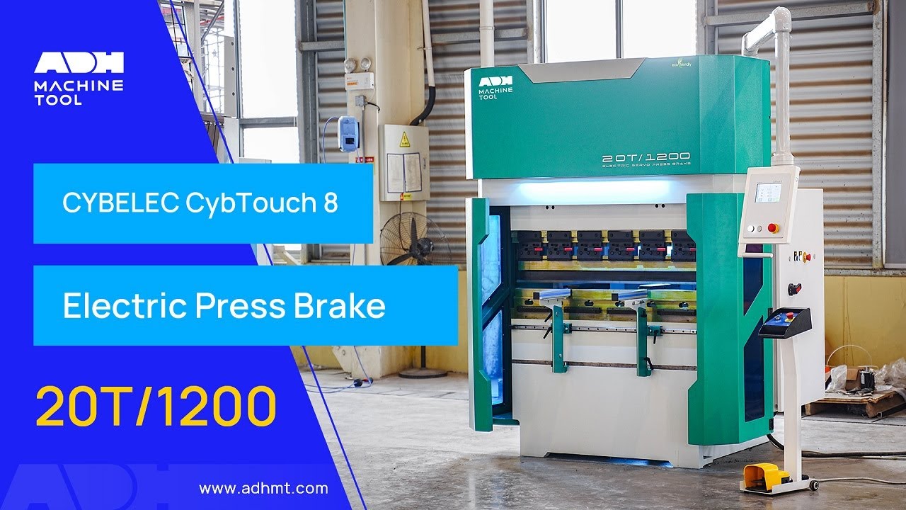 WADG-20T/1200 Electric Press Brake with CybTouch 8 Controller