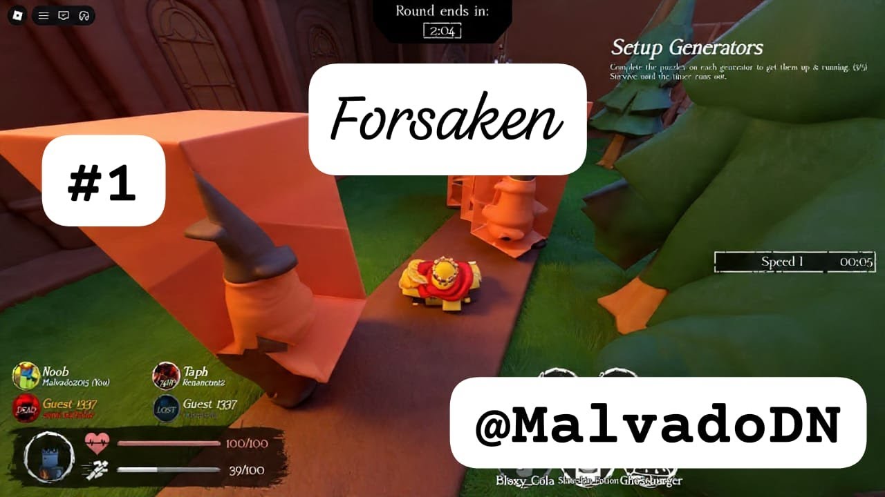 Roblox Forsaken - Shedletsky & Noob - @MalvadoDN #1