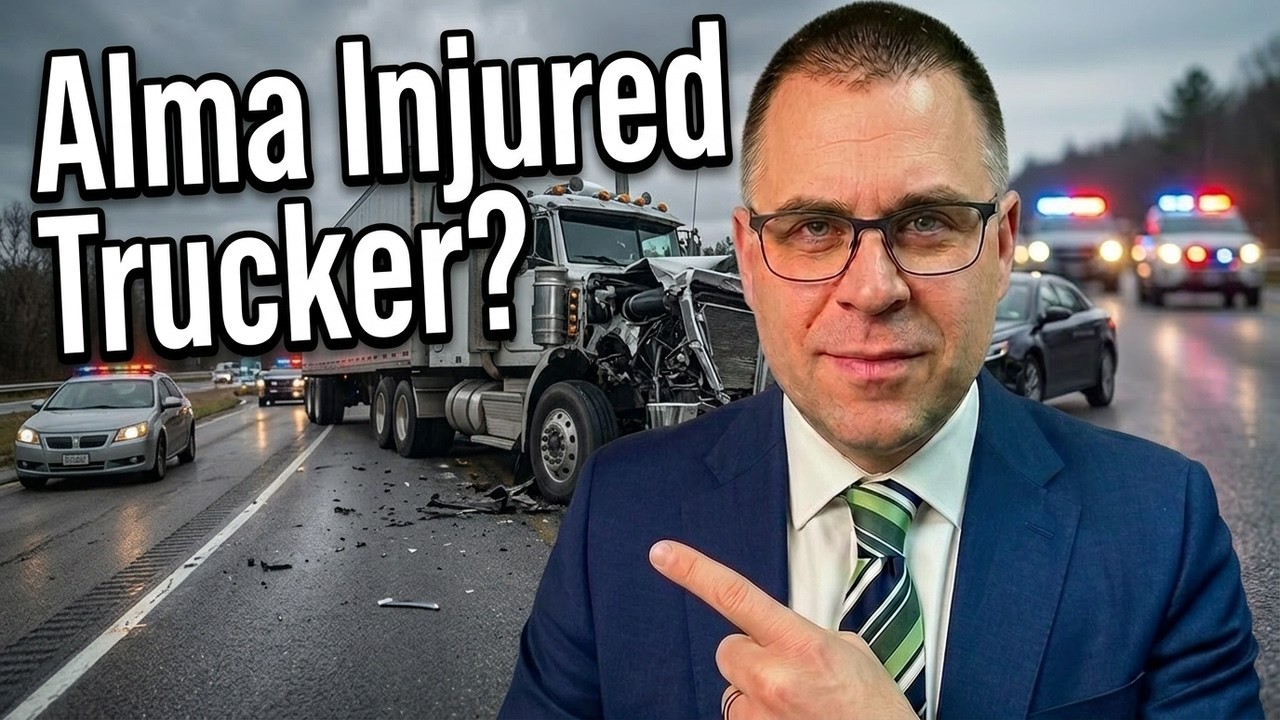 Injured in an Alma Trucking Accident? Here's what you need to know.