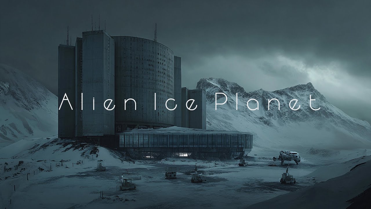 Alien Ice Planet | Dark SciFi Ambient Music - Alien Ambience