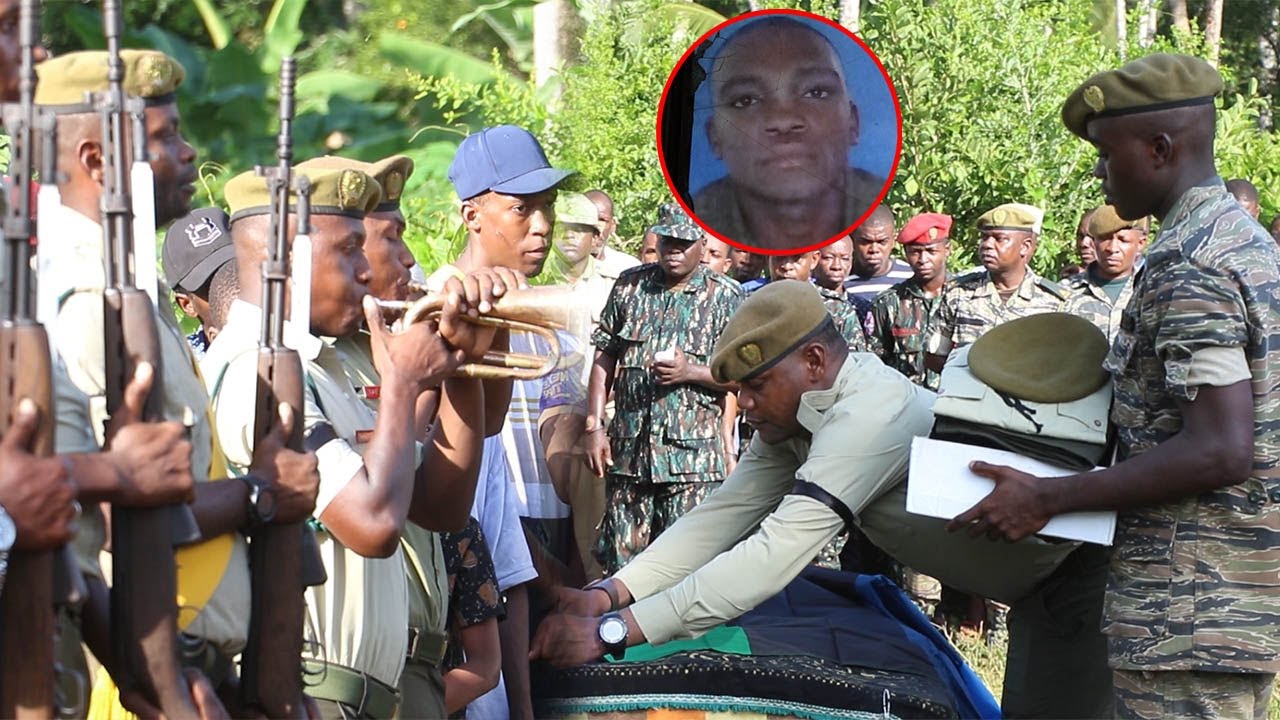ASKARI ALIENYONGWA AKIWA NA SMG ZANZIBAR, AZIKWA KIJESHI KWA GWARIDE NA UKAKAMAVU