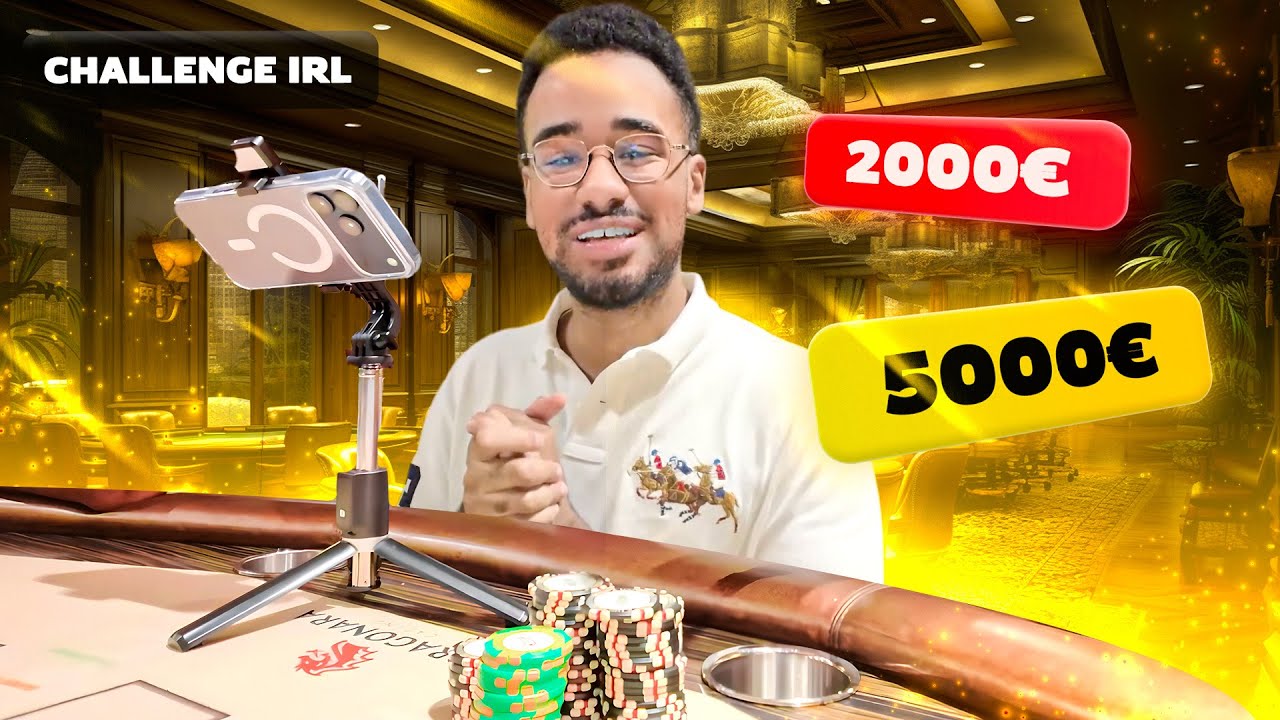Challenge Casino IRL - 2000€ à 5000€ au BLACKJACK ! INCROYABLE 🤯