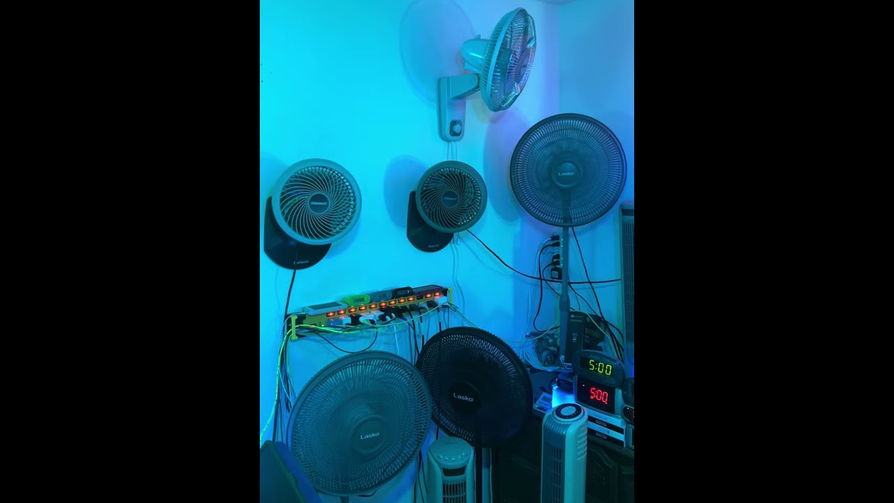 6 Fans running on high! 4/9/2025